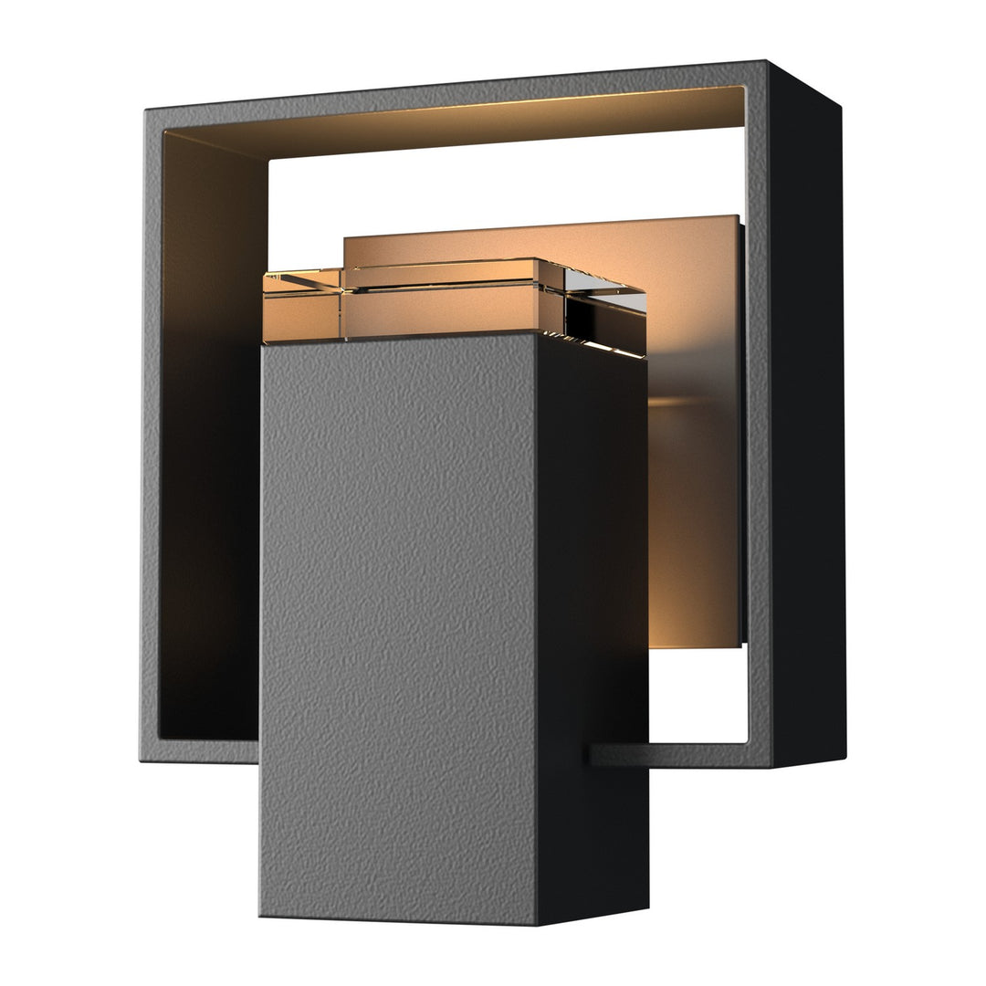 Hubbardton Forge Canada - 302601-SKT-80-77-ZM0546 - One Light Outdoor Wall Sconce - Shadow Box - Coastal Black