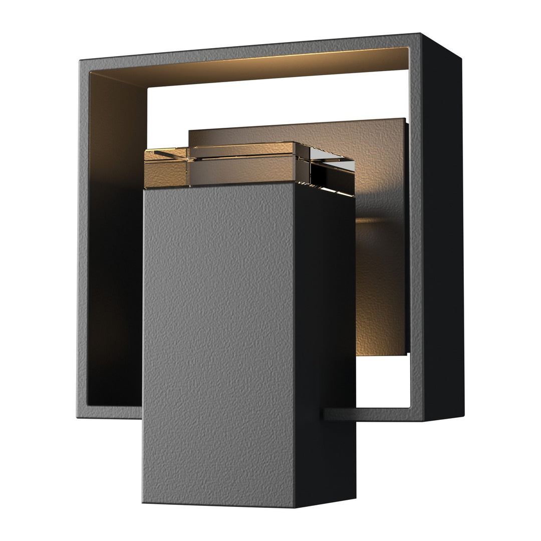 Hubbardton Forge Canada - 302601-SKT-80-80-ZM0546 - One Light Outdoor Wall Sconce - Shadow Box - Coastal Black