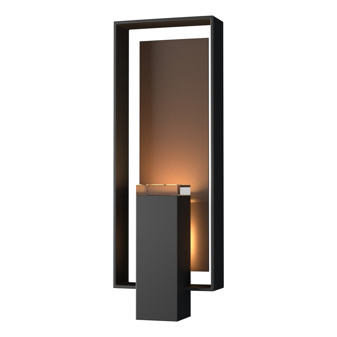 Hubbardton Forge Canada - 302605-SKT-80-75-ZM0546 - Two Light Outdoor Wall Sconce - Shadow Box - Coastal Black
