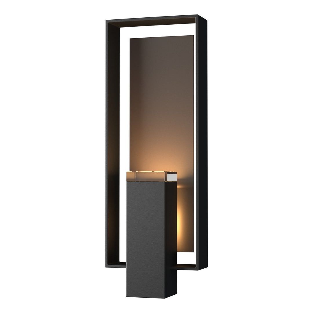 Hubbardton Forge Canada - 302605-SKT-80-77-ZM0546 - Two Light Outdoor Wall Sconce - Shadow Box - Coastal Black