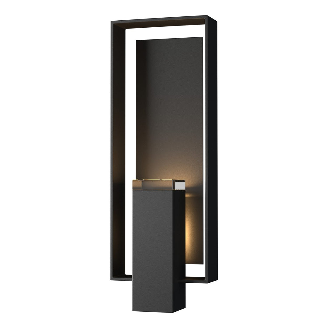Hubbardton Forge Canada - 302605-SKT-80-80-ZM0546 - Two Light Outdoor Wall Sconce - Shadow Box - Coastal Black