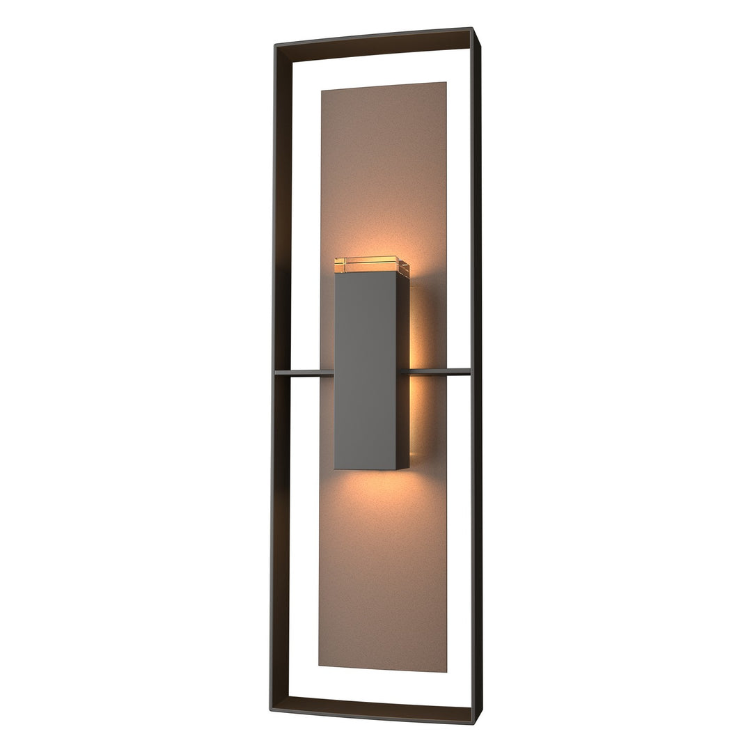 Hubbardton Forge Canada - 302607-SKT-14-75-ZM0546 - Two Light Outdoor Wall Sconce - Shadow Box - Coastal Oil Rubbed Bronze