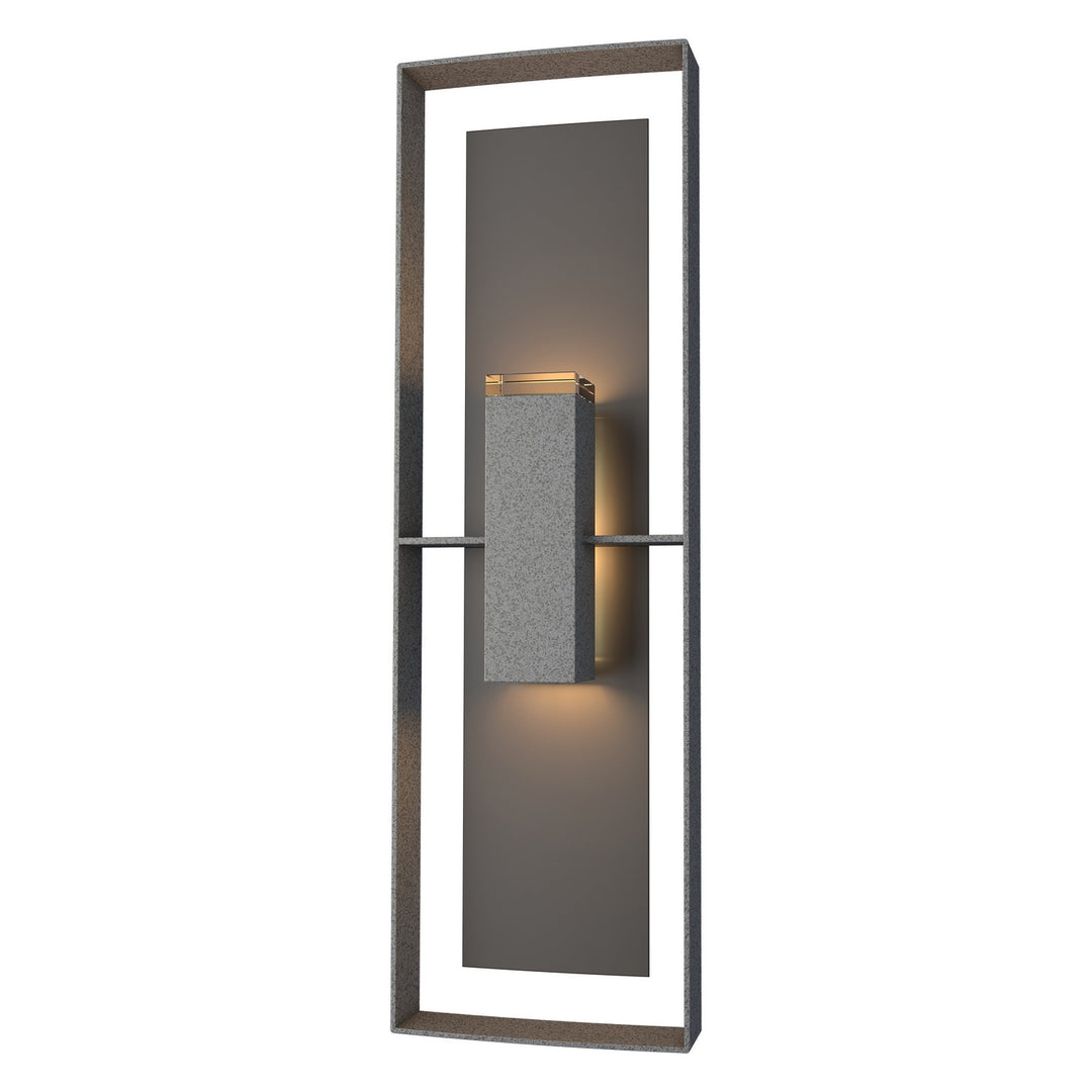 Hubbardton Forge Canada - 302607-SKT-20-14-ZM0546 - Two Light Outdoor Wall Sconce - Shadow Box - Coastal Natural Iron