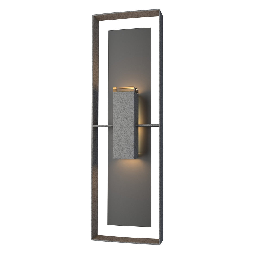 Hubbardton Forge Canada - 302607-SKT-20-80-ZM0546 - Two Light Outdoor Wall Sconce - Shadow Box - Coastal Natural Iron