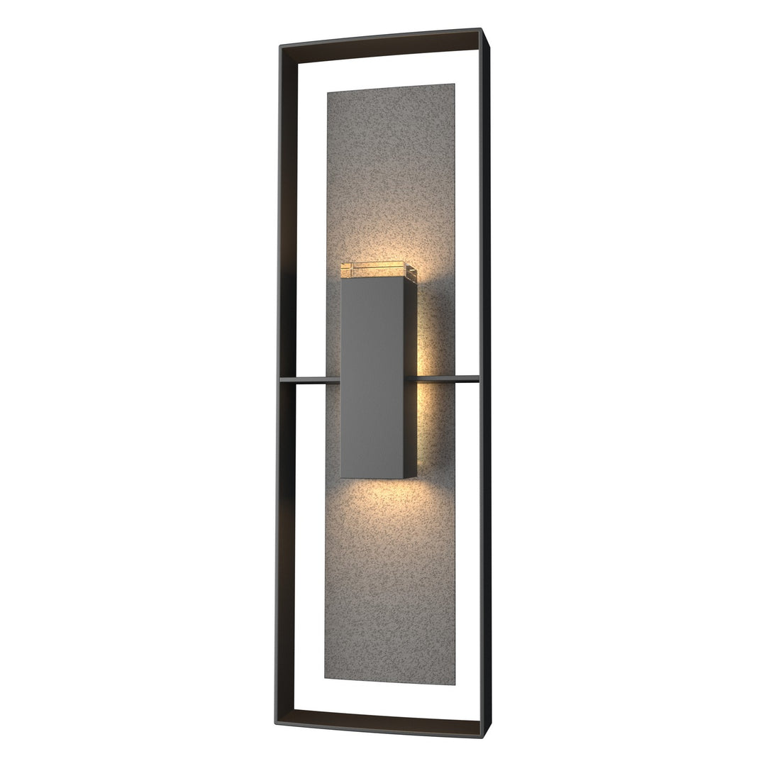 Hubbardton Forge Canada - 302607-SKT-80-20-ZM0546 - Two Light Outdoor Wall Sconce - Shadow Box - Coastal Black