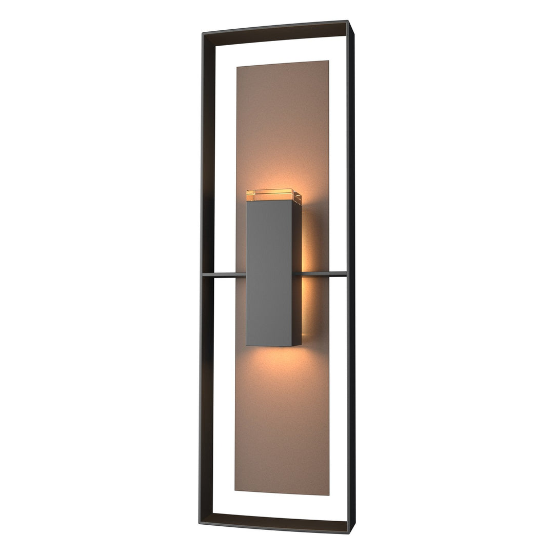 Hubbardton Forge Canada - 302607-SKT-80-75-ZM0546 - Two Light Outdoor Wall Sconce - Shadow Box - Coastal Black