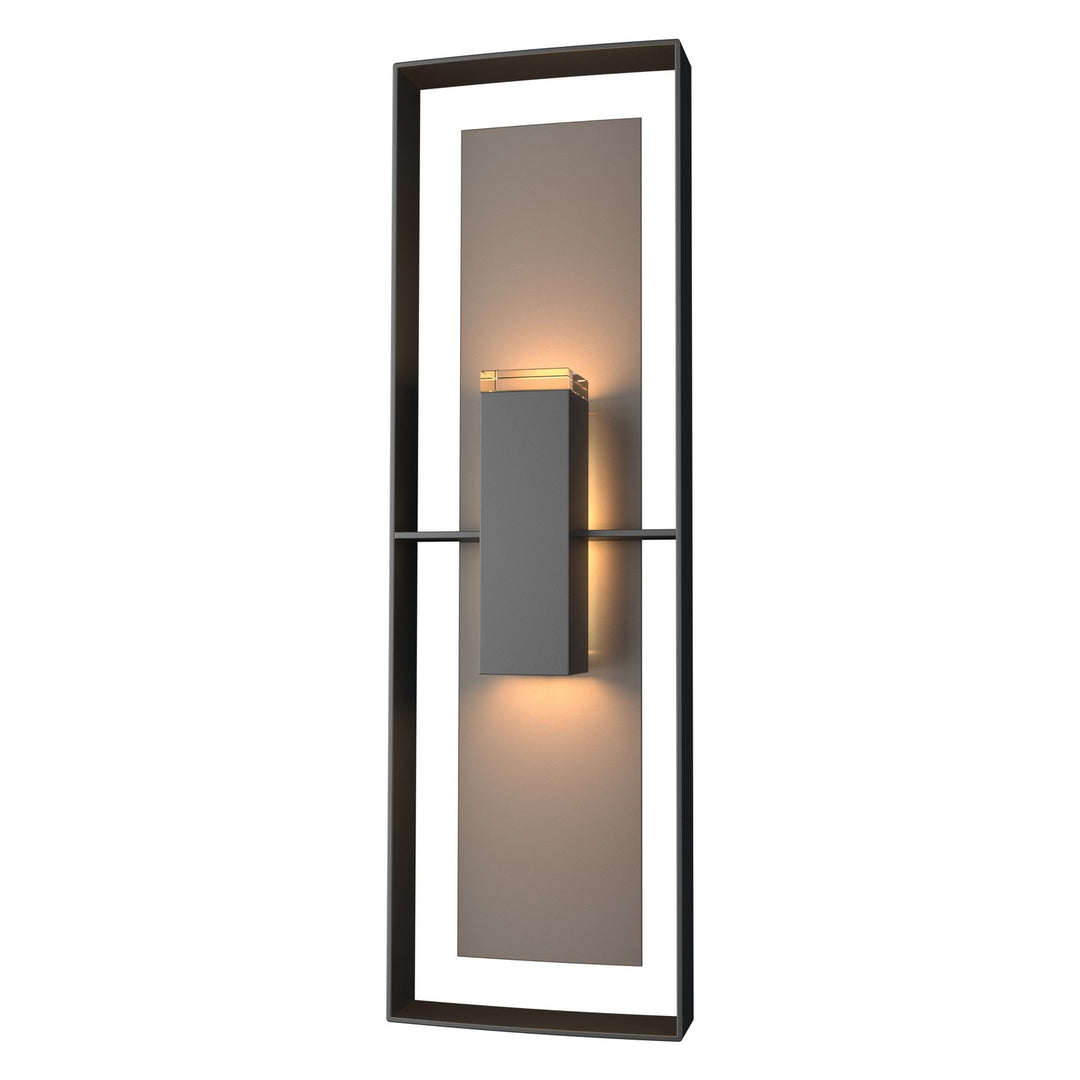 Hubbardton Forge Canada - 302607-SKT-80-77-ZM0546 - Two Light Outdoor Wall Sconce - Shadow Box - Coastal Black