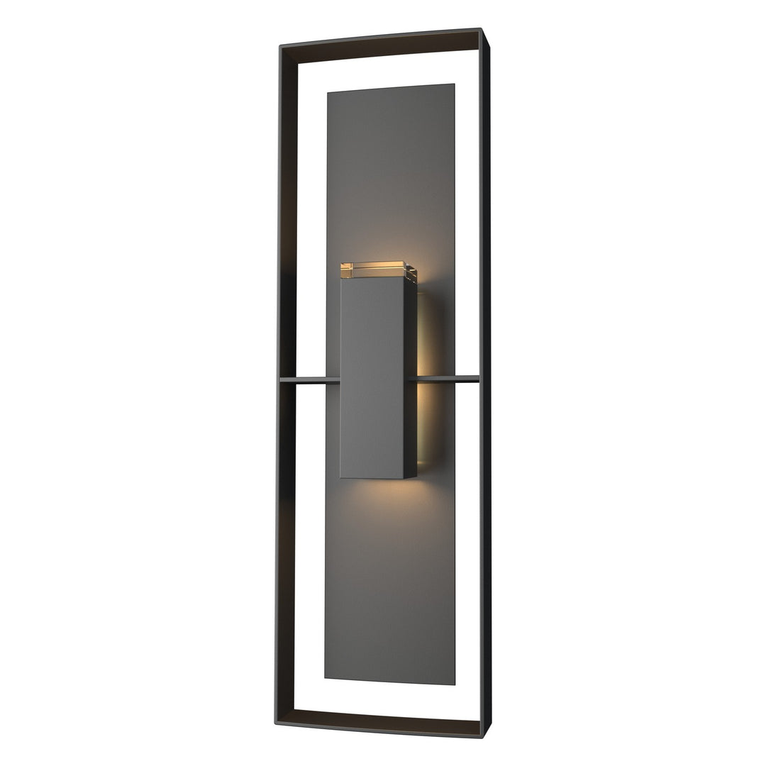 Hubbardton Forge Canada - 302607-SKT-80-80-ZM0546 - Two Light Outdoor Wall Sconce - Shadow Box - Coastal Black