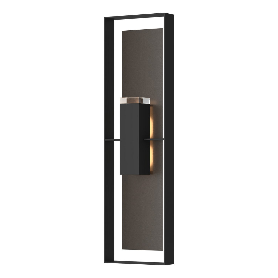 Hubbardton Forge Canada - 302608-SKT-80-14-ZM0736 - Two Light Outdoor Wall Sconce - Shadow Box - Coastal Black