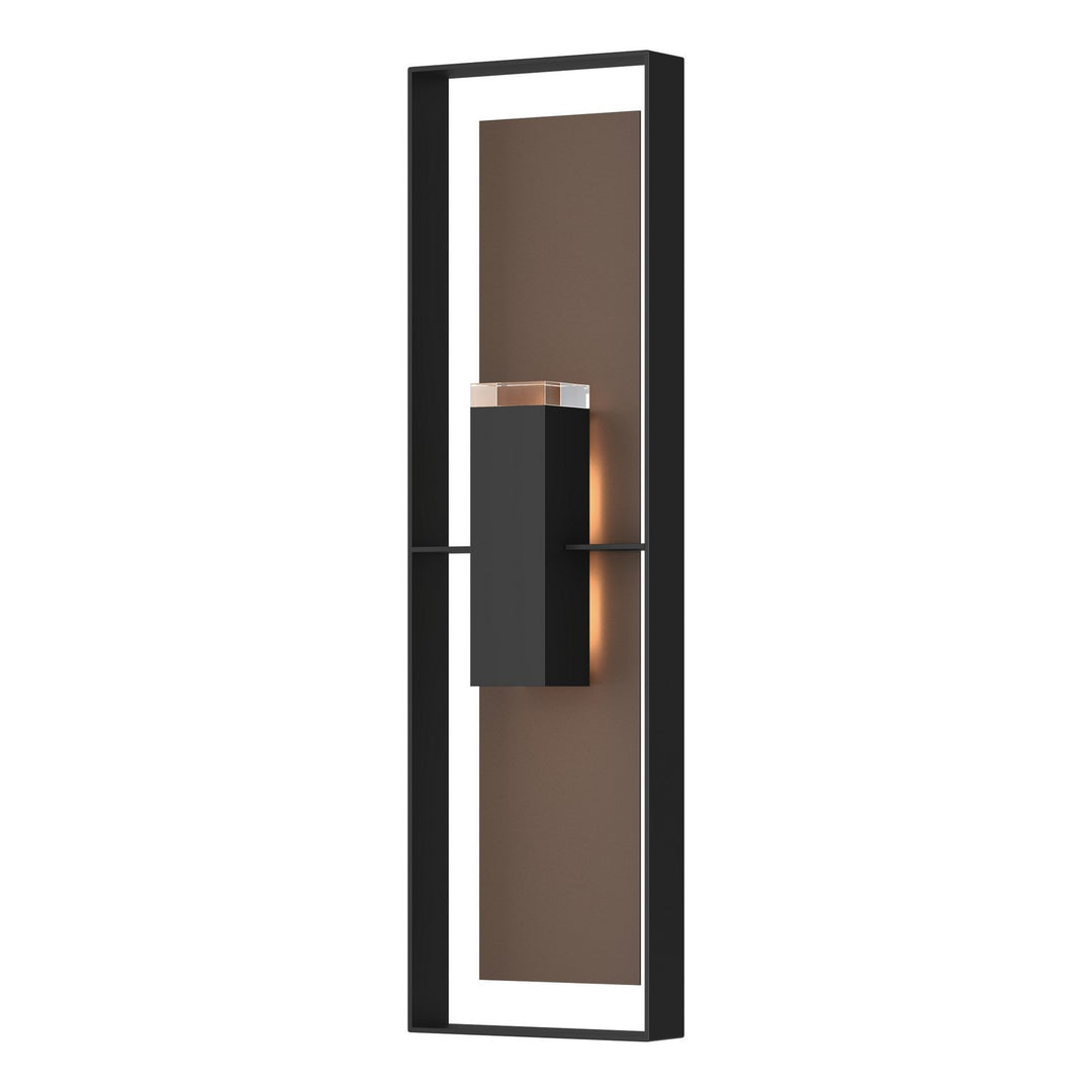 Hubbardton Forge Canada - 302608-SKT-80-75-ZM0736 - Two Light Outdoor Wall Sconce - Shadow Box - Coastal Black