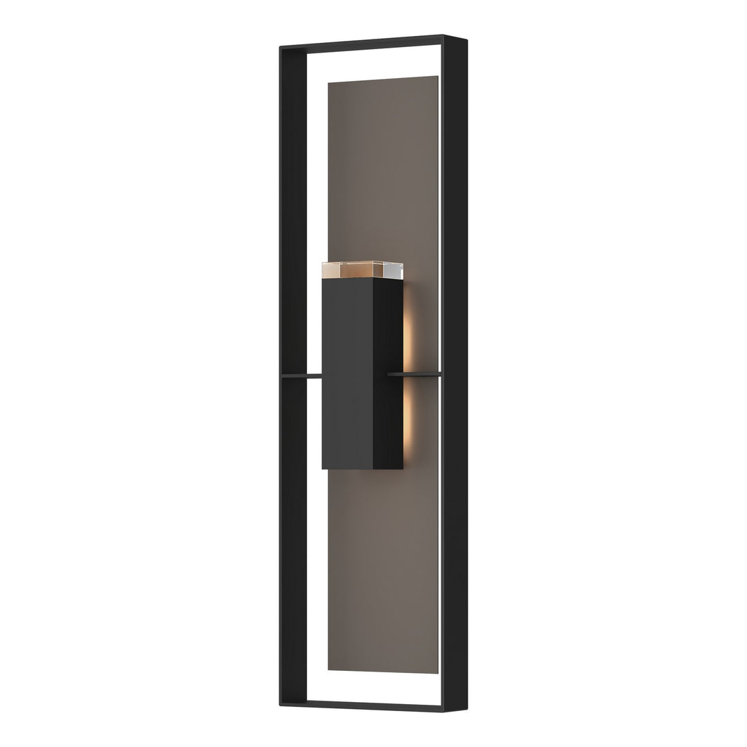 Hubbardton Forge Canada - 302608-SKT-80-77-ZM0736 - Two Light Outdoor Wall Sconce - Shadow Box - Coastal Black