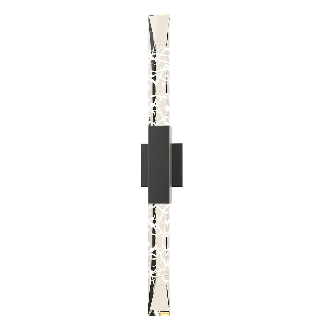 Hubbardton Forge Canada - 302623-SKT-80-ZM0618 - Two Light Outdoor Wall Sconce - Refraction - Coastal Black