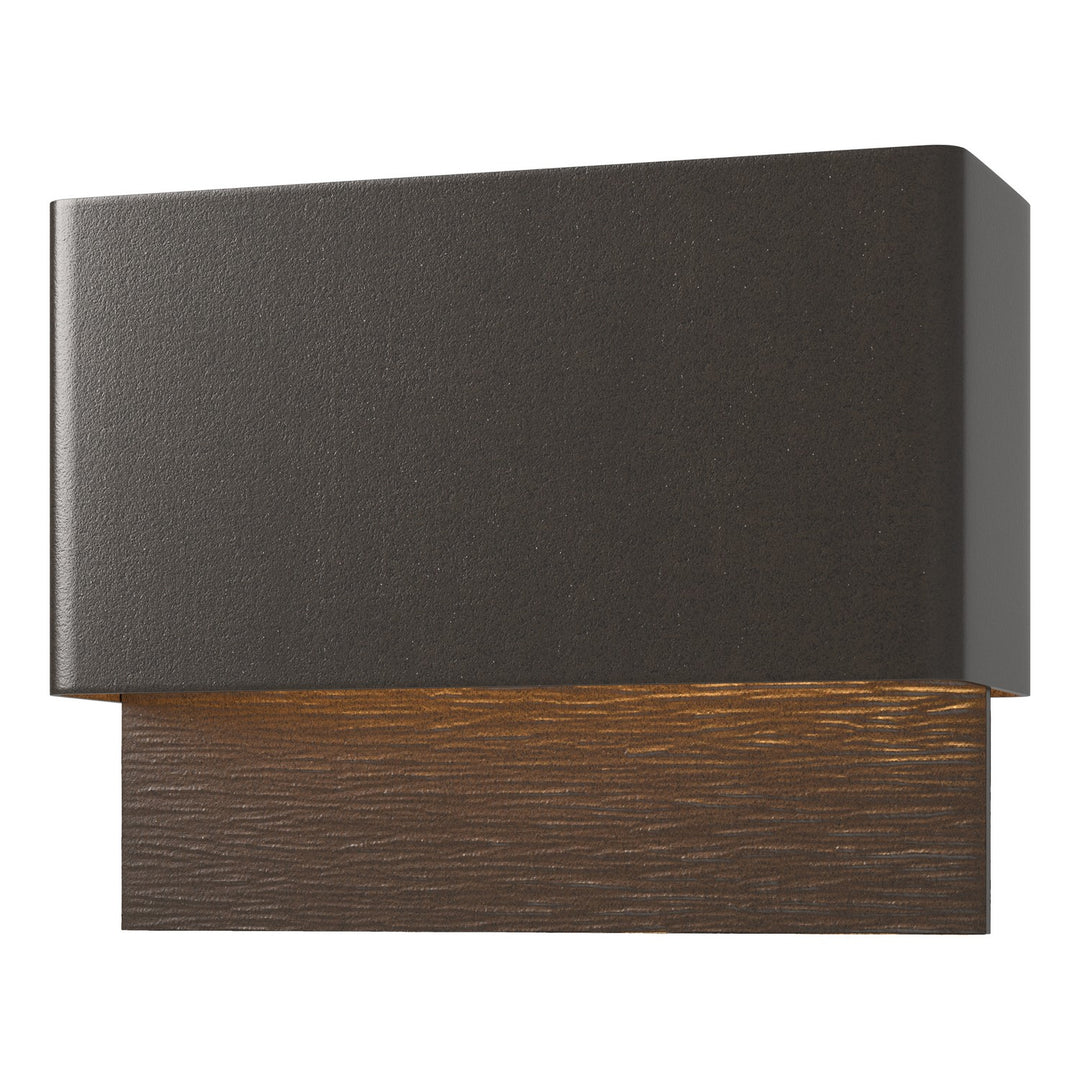 Hubbardton Forge Canada - 302630-LED-14-14 - LED Outdoor Wall Sconce - Stratum - Coastal Oil Rubbed Bronze