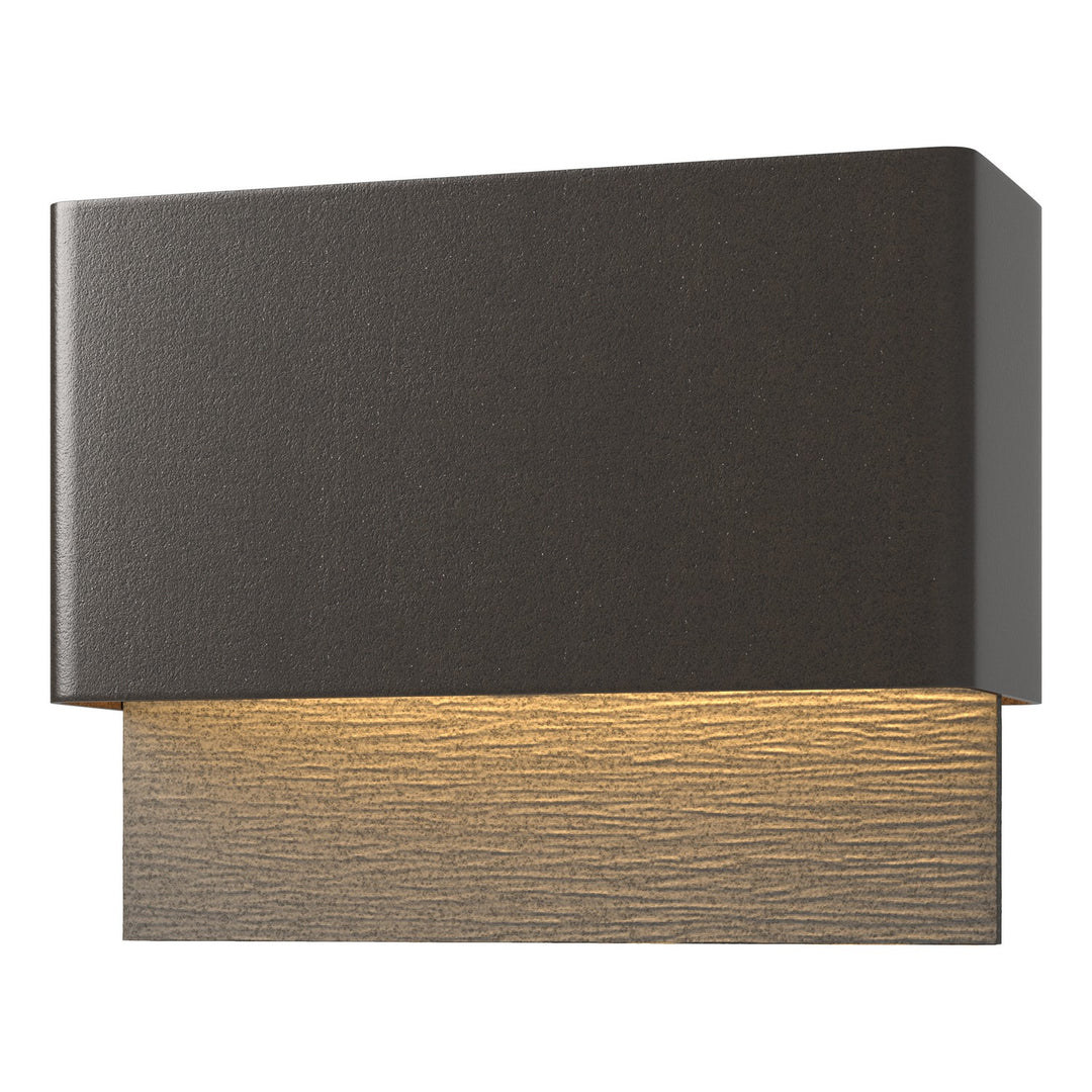 Hubbardton Forge Canada - 302630-LED-14-20 - LED Outdoor Wall Sconce - Stratum - Coastal Oil Rubbed Bronze