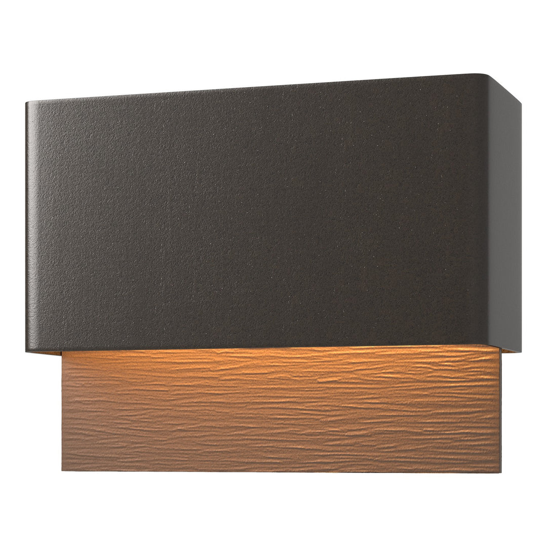 Hubbardton Forge Canada - 302630-LED-14-75 - LED Outdoor Wall Sconce - Stratum - Coastal Oil Rubbed Bronze