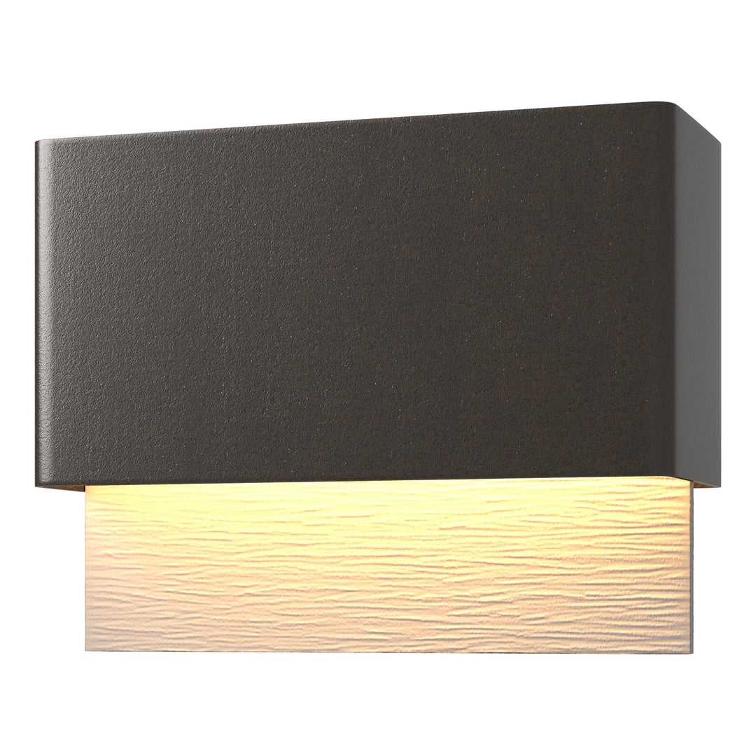 Hubbardton Forge Canada - 302630-LED-14-78 - LED Outdoor Wall Sconce - Stratum - Coastal Oil Rubbed Bronze