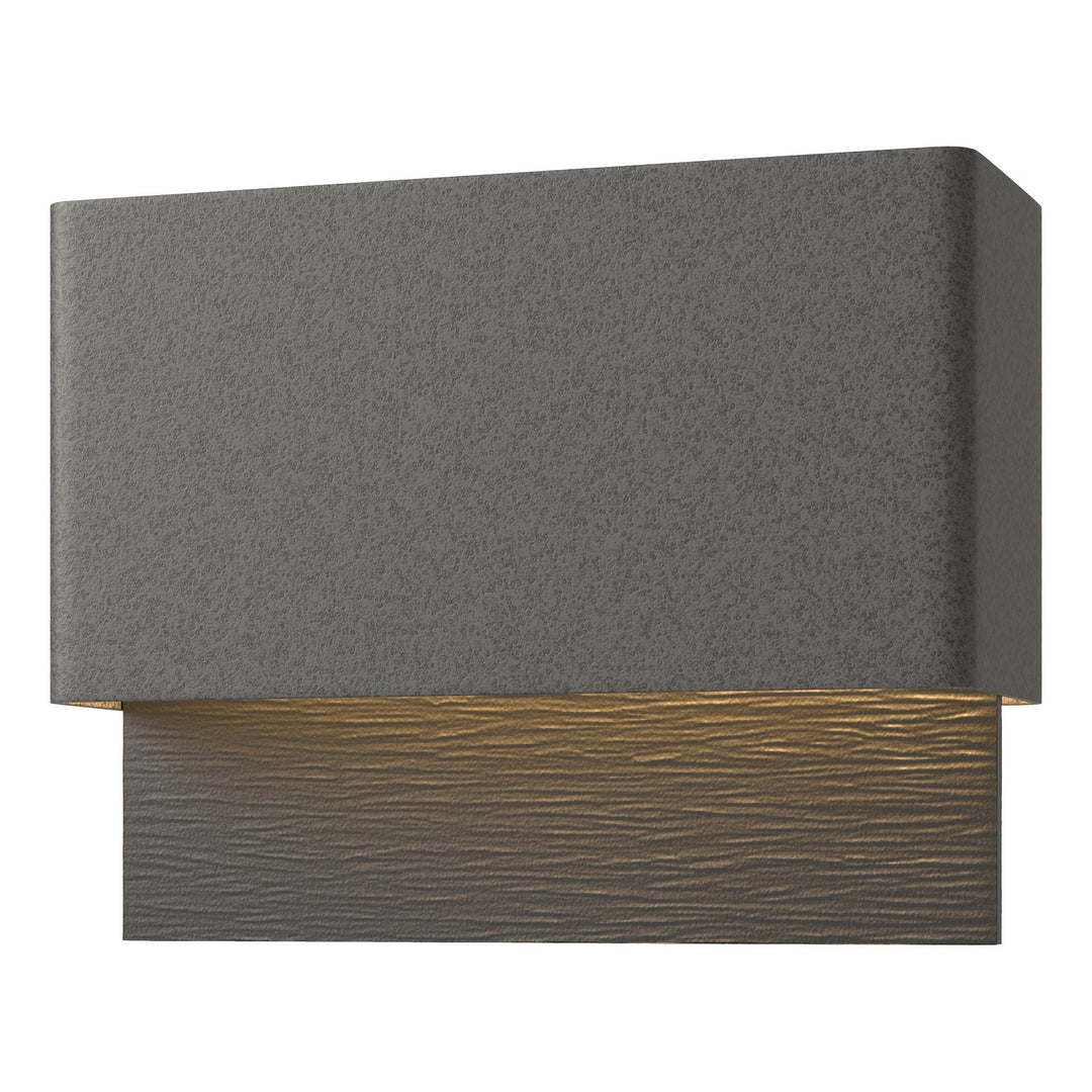 Hubbardton Forge Canada - 302630-LED-20-80 - LED Outdoor Wall Sconce - Stratum - Coastal Natural Iron