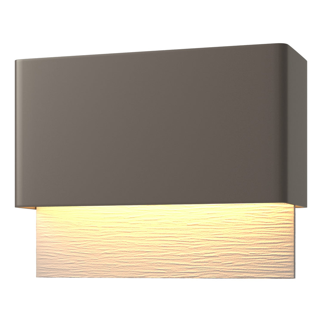Hubbardton Forge Canada - 302630-LED-77-78 - LED Outdoor Wall Sconce - Stratum - Coastal Dark Smoke