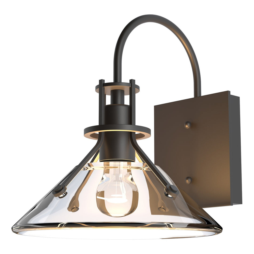Hubbardton Forge Canada - 302709-SKT-14-ZM0673 - One Light Outdoor Wall Sconce - Henry - Coastal Oil Rubbed Bronze