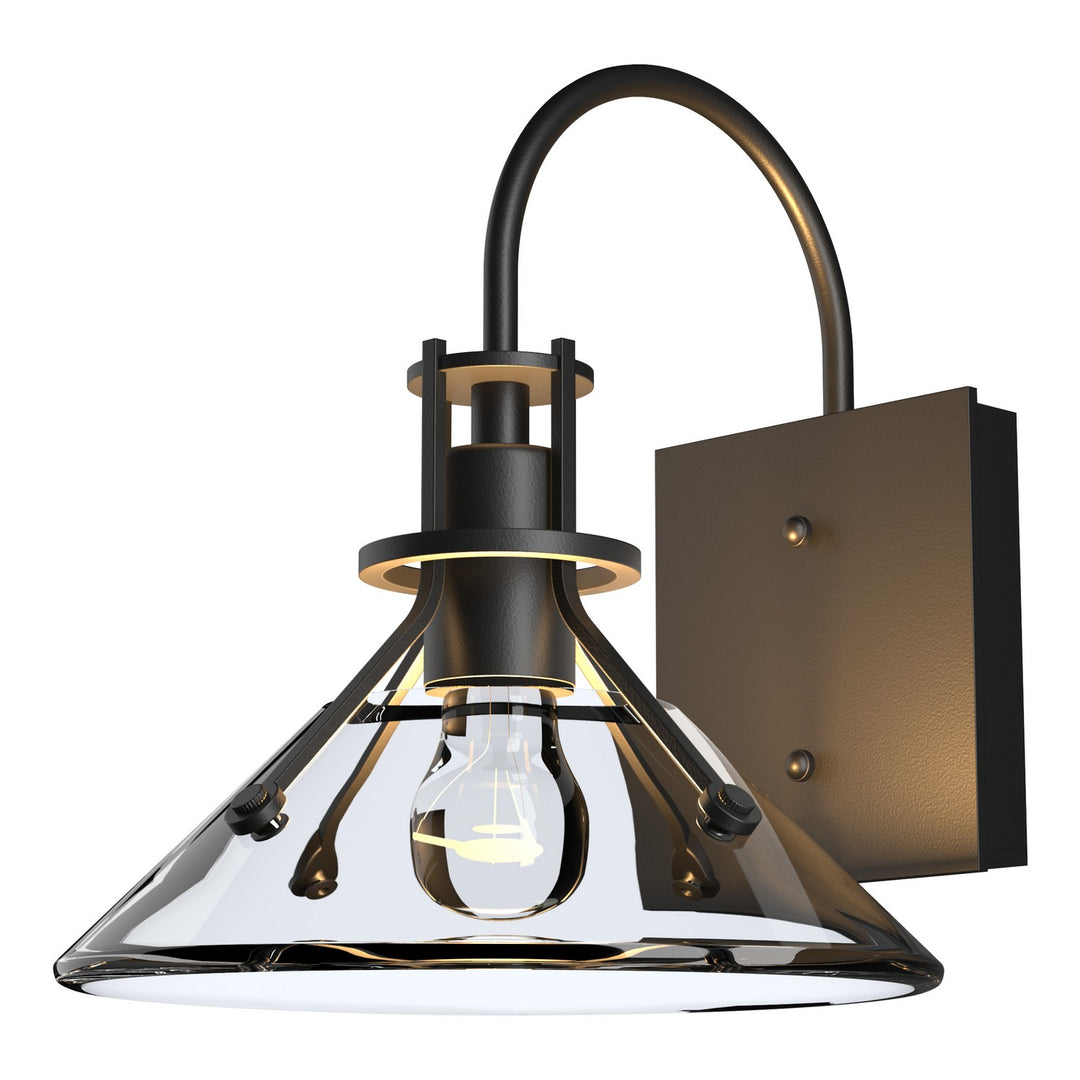 Hubbardton Forge Canada - 302709-SKT-80-ZM0673 - One Light Outdoor Wall Sconce - Henry - Coastal Black