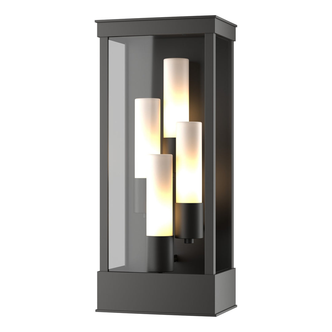 Hubbardton Forge Canada - 304330-SKT-14-GG0392 - Four Light Outdoor Wall Sconce - Portico - Coastal Oil Rubbed Bronze