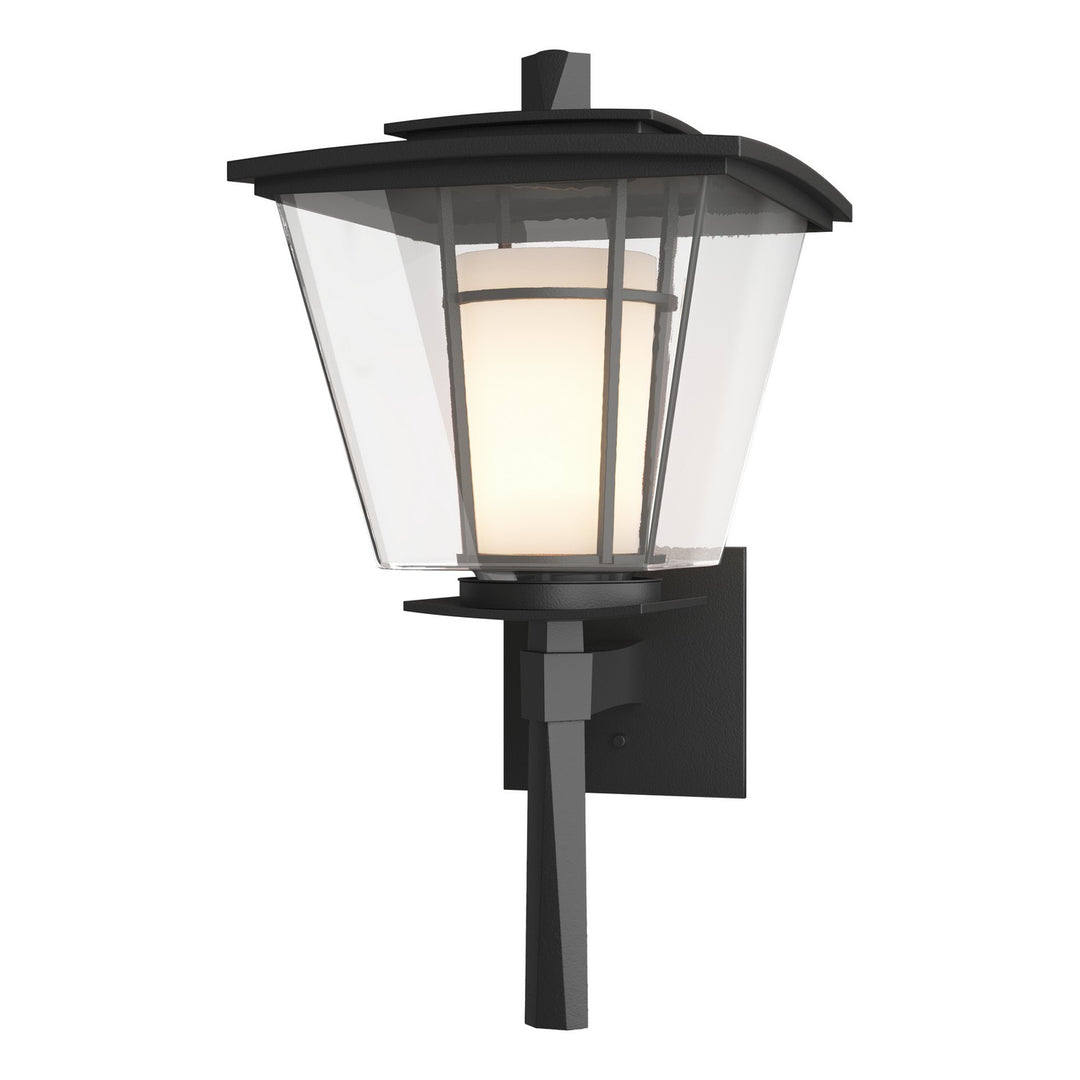 Hubbardton Forge Canada - 304815-SKT-80-ZU0295 - One Light Outdoor Wall Sconce - Beacon Hall - Coastal Black