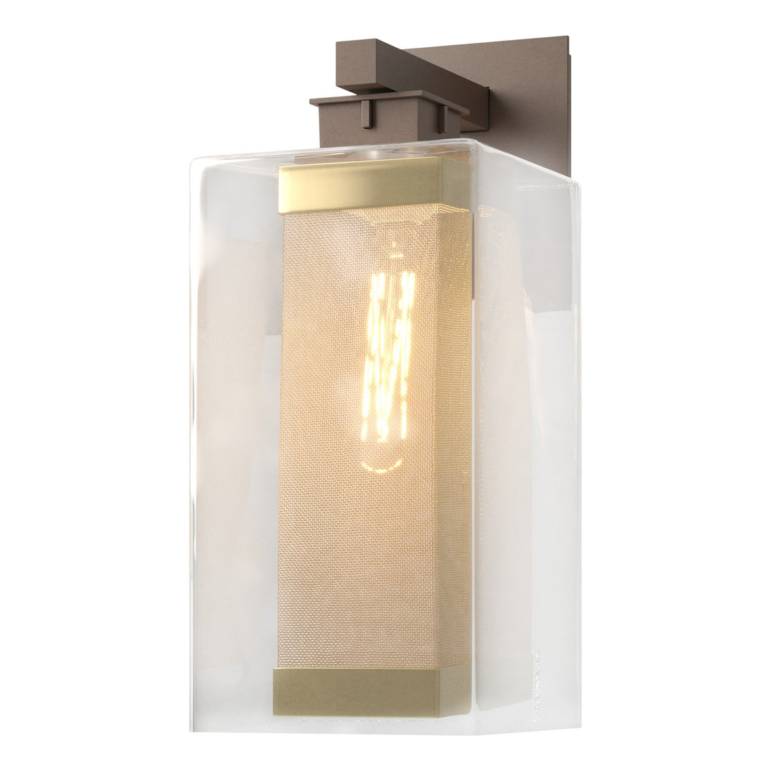 Hubbardton Forge Canada - 304854-SKT-75-70-ZM0707 - One Light Outdoor Wall Sconce - Polaris - Coastal Bronze