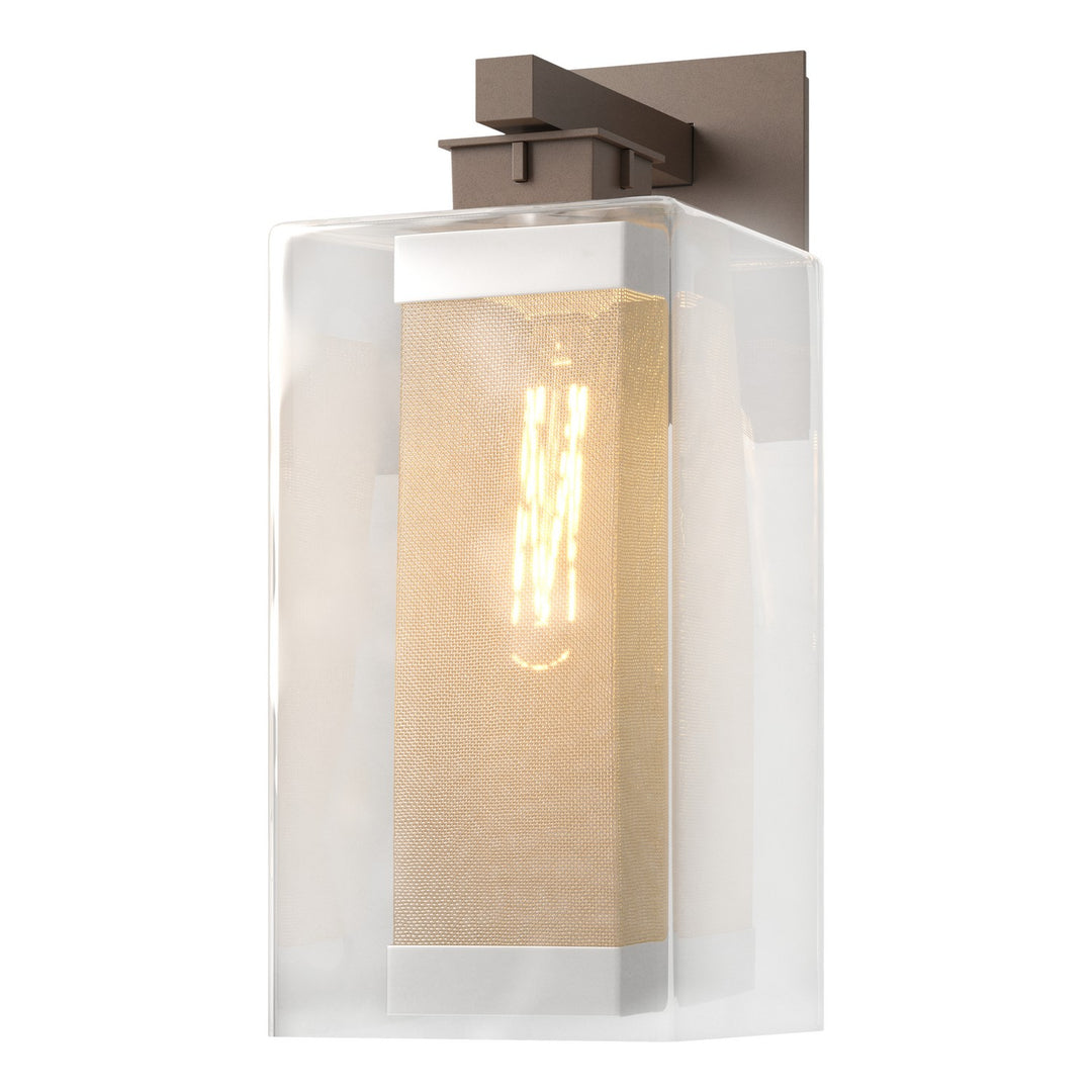 Hubbardton Forge Canada - 304854-SKT-75-72-ZM0707 - One Light Outdoor Wall Sconce - Polaris - Coastal Bronze
