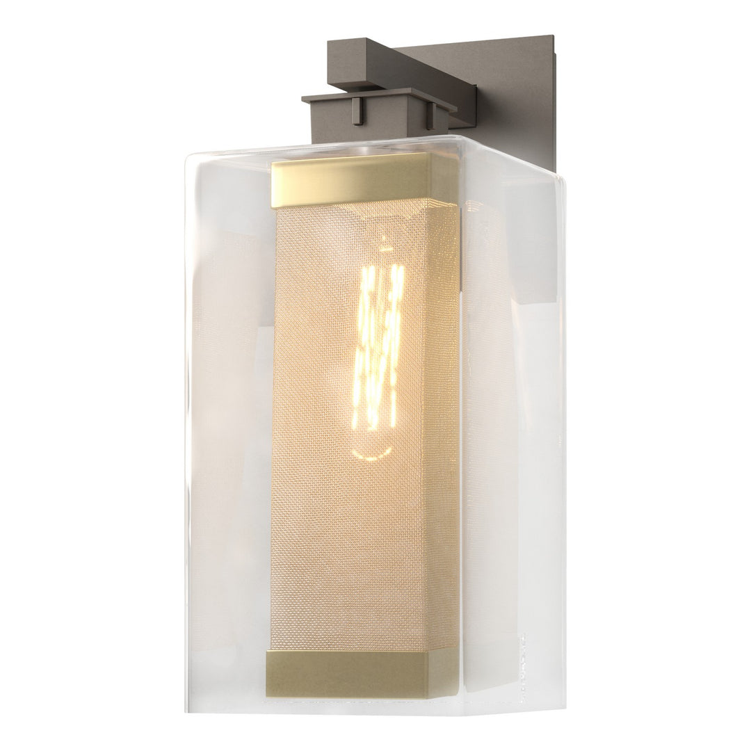Hubbardton Forge Canada - 304854-SKT-77-70-ZM0707 - One Light Outdoor Wall Sconce - Polaris - Coastal Dark Smoke