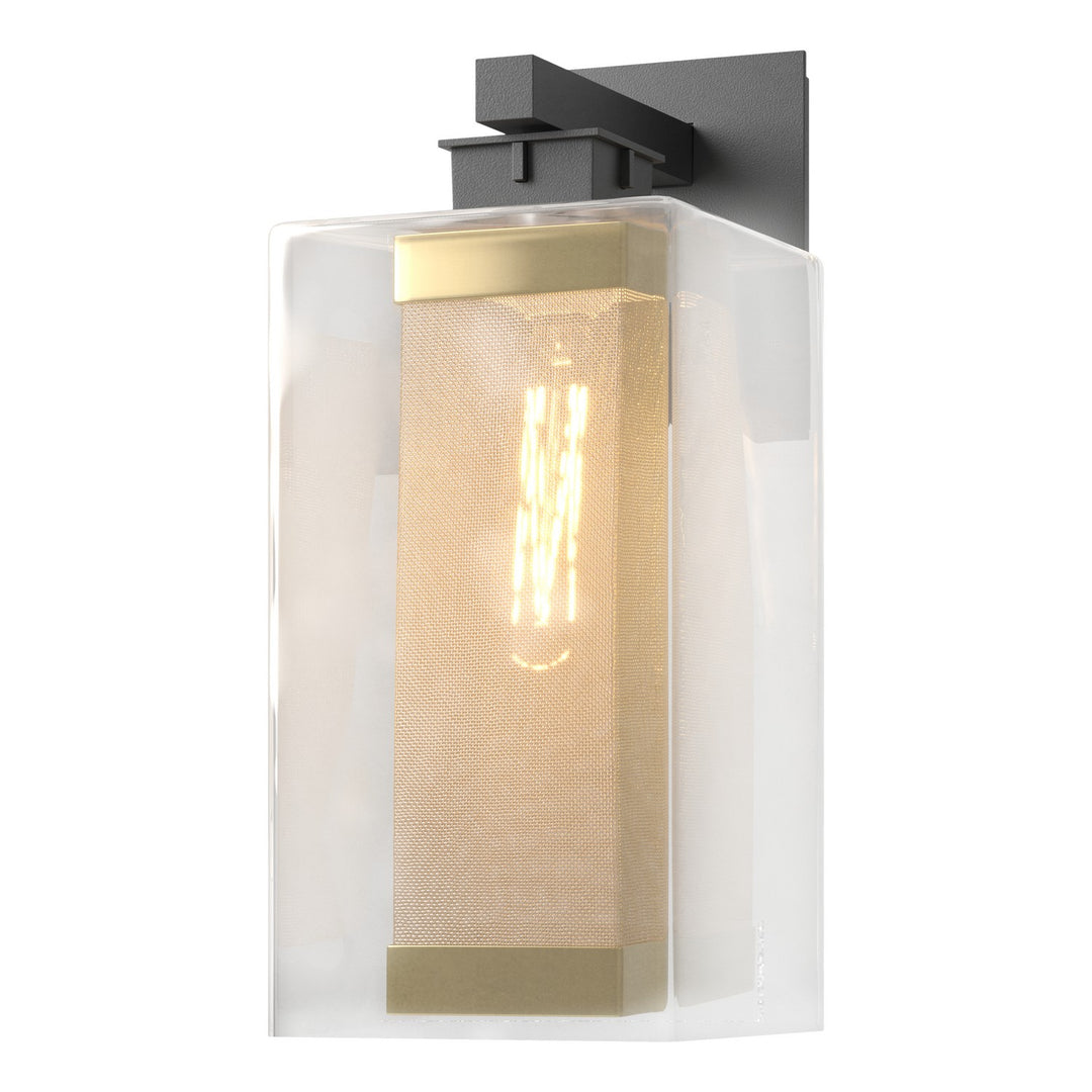 Hubbardton Forge Canada - 304854-SKT-80-70-ZM0707 - One Light Outdoor Wall Sconce - Polaris - Coastal Black