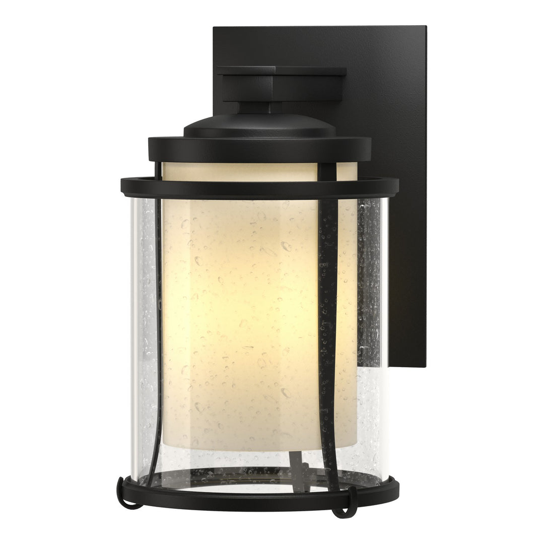 Hubbardton Forge Canada - 305605-SKT-80-ZS0296 - One Light Outdoor Wall Sconce - Meridian - Coastal Black