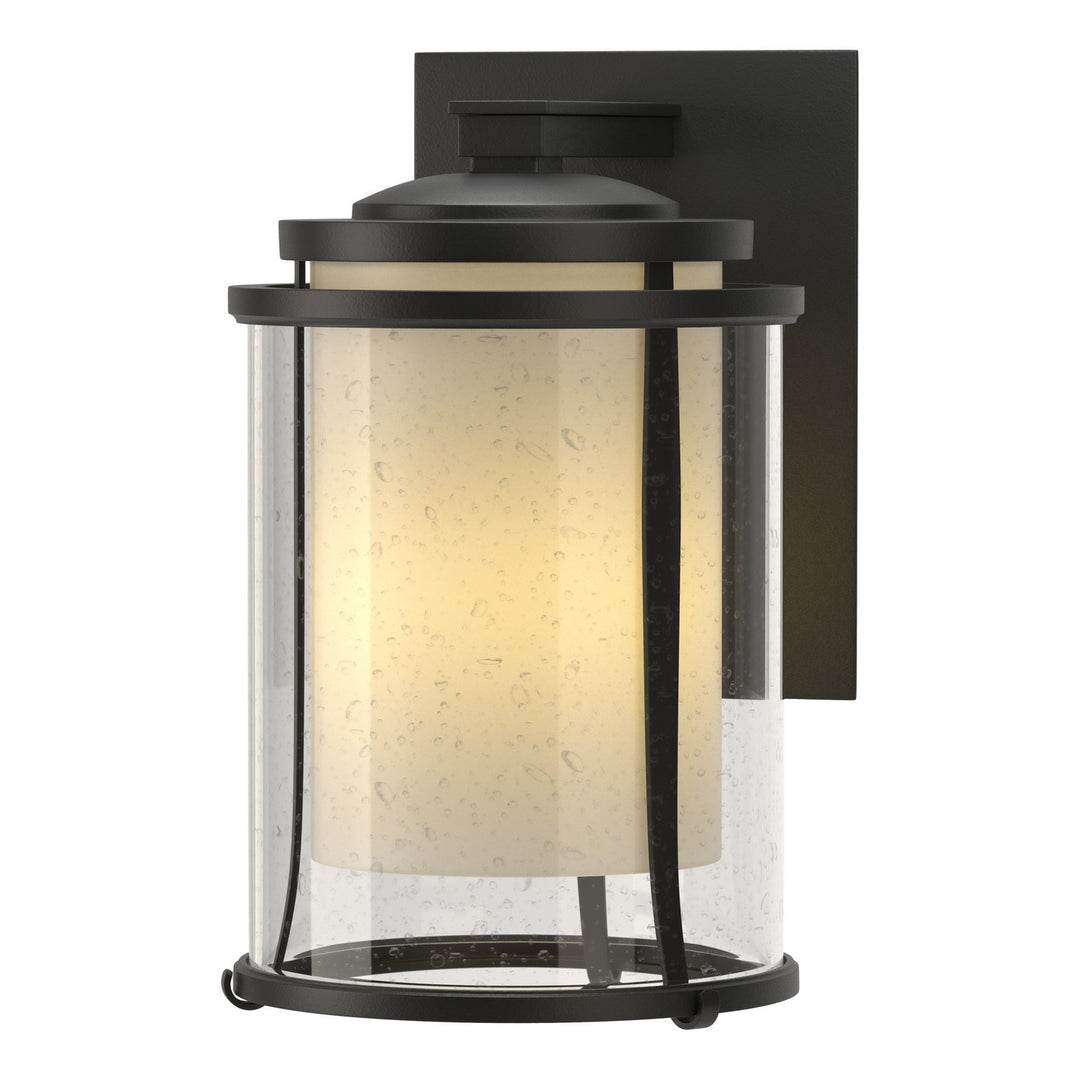 Hubbardton Forge Canada - 305615-SKT-80-ZS0283 - One Light Outdoor Wall Sconce - Meridian - Coastal Black