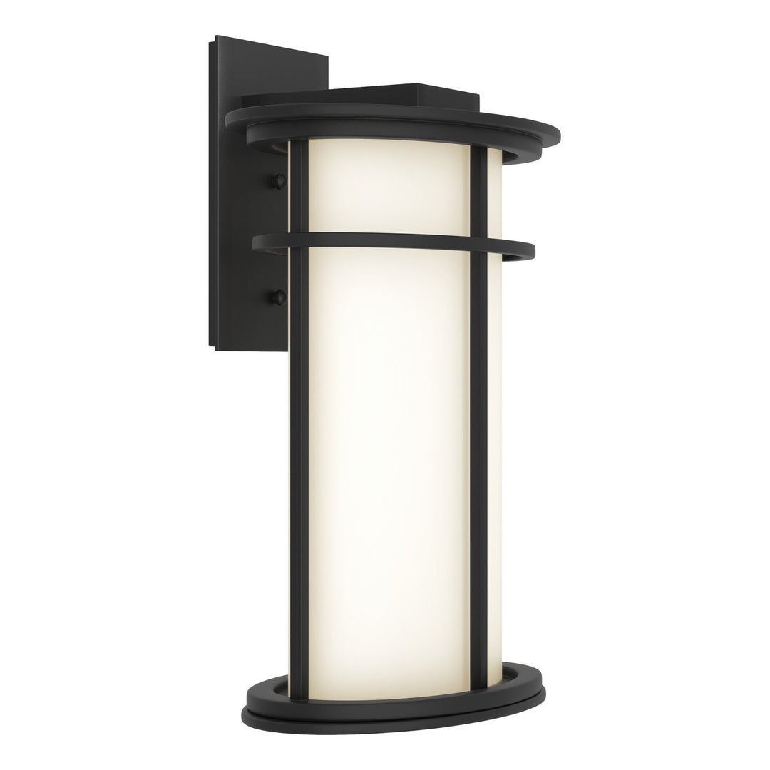 Hubbardton Forge Canada - 305655-SKT-80-GG0387 - One Light Outdoor Wall Sconce - Province - Coastal Black