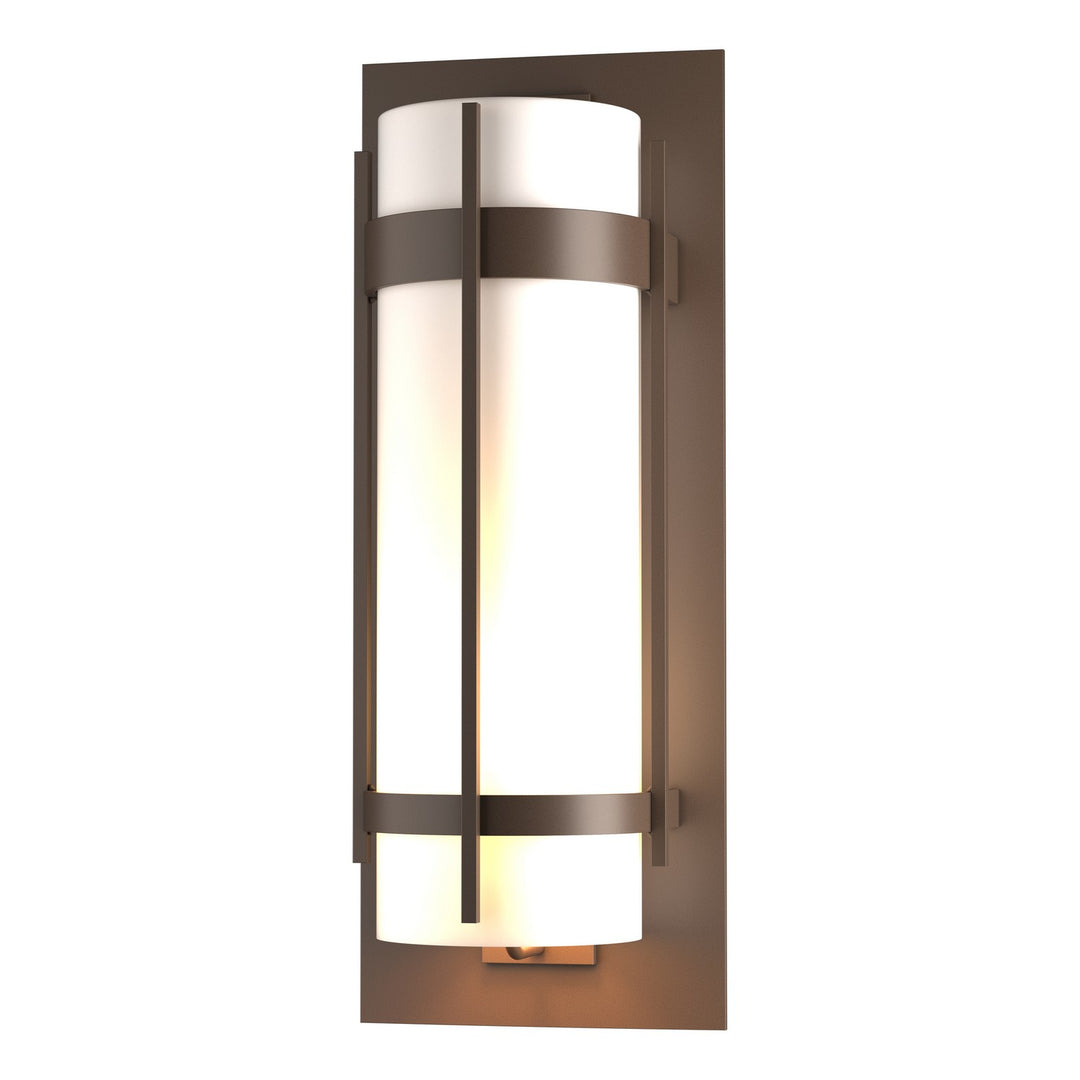 Hubbardton Forge Canada - 305895-SKT-75-GG0240 - One Light Outdoor Wall Sconce - Banded - Coastal Bronze