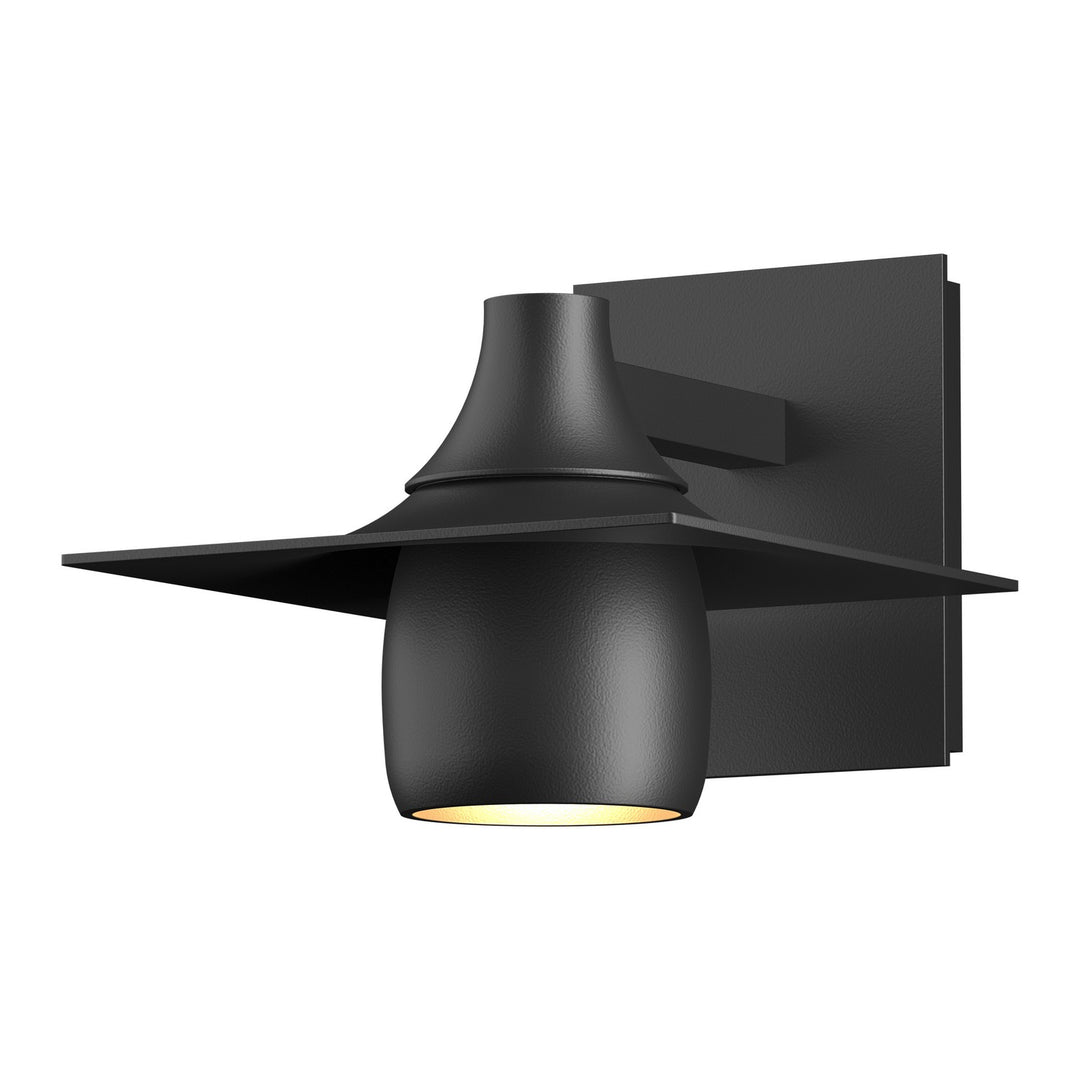 Hubbardton Forge Canada - 306563-SKT-80 - One Light Outdoor Wall Sconce - Hood - Coastal Black