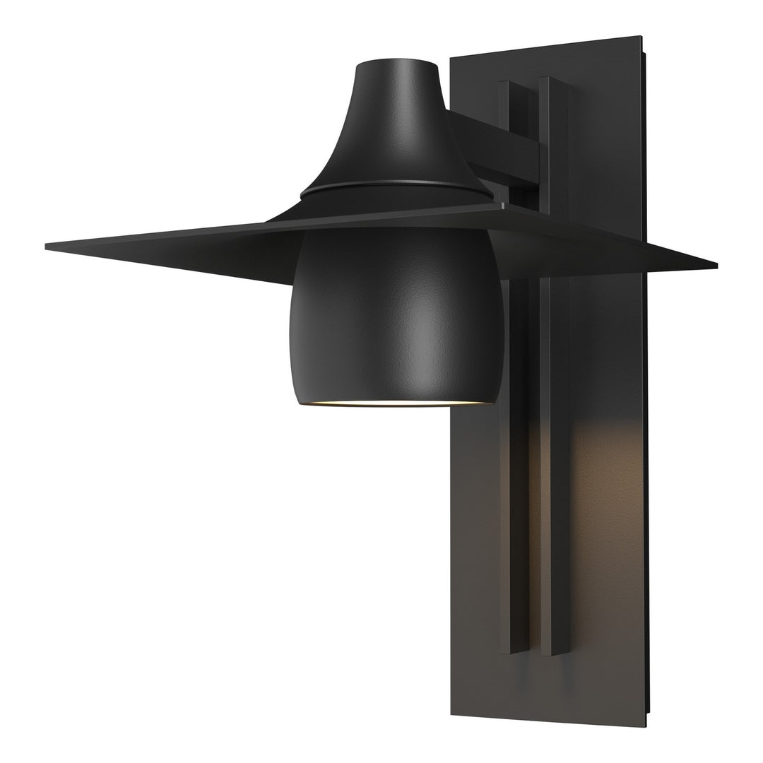 Hubbardton Forge Canada - 306567-SKT-80 - One Light Outdoor Wall Sconce - Hood - Coastal Black