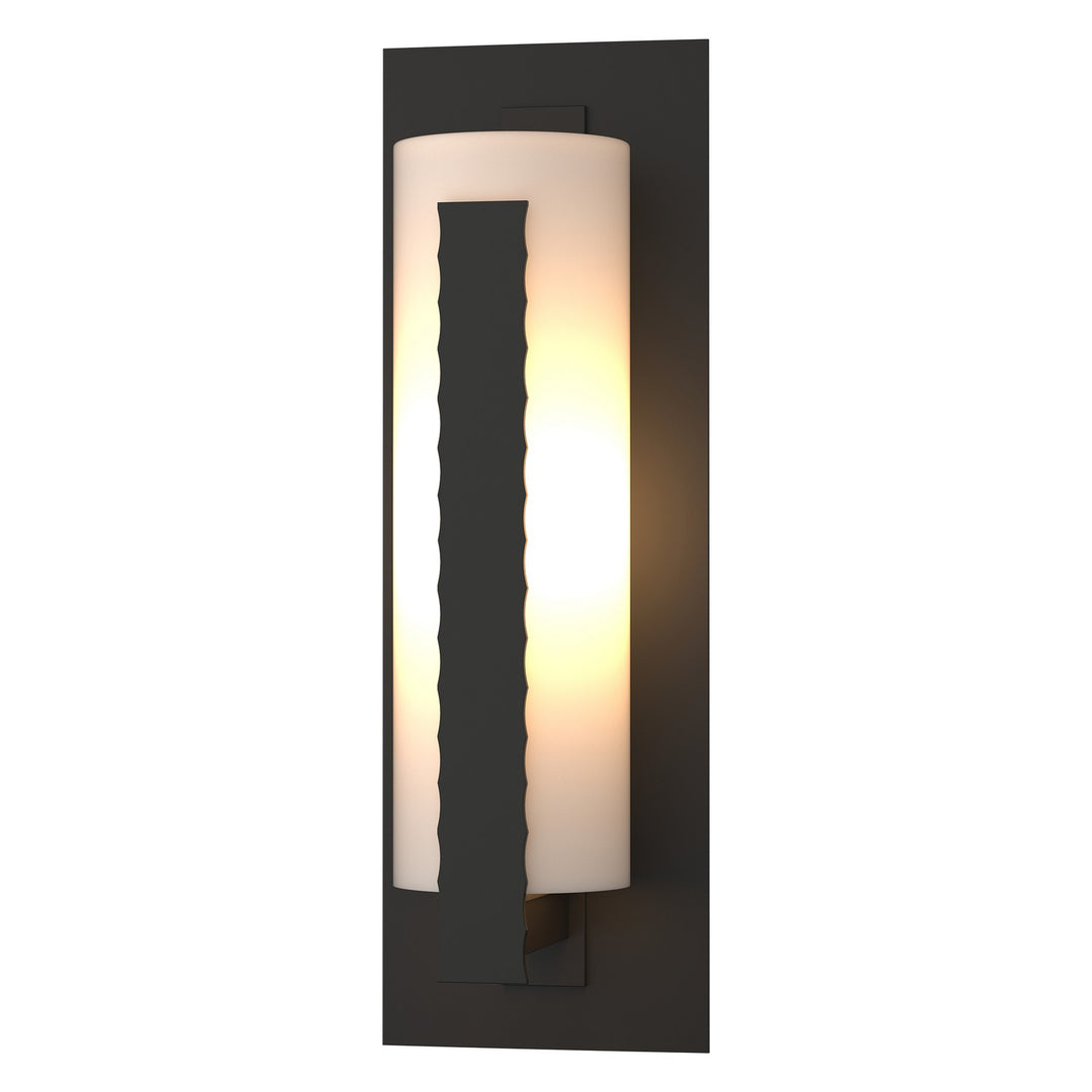 Hubbardton Forge Canada - 307287-SKT-14-GG0037 - One Light Outdoor Wall Sconce - Vertical Bar - Coastal Oil Rubbed Bronze