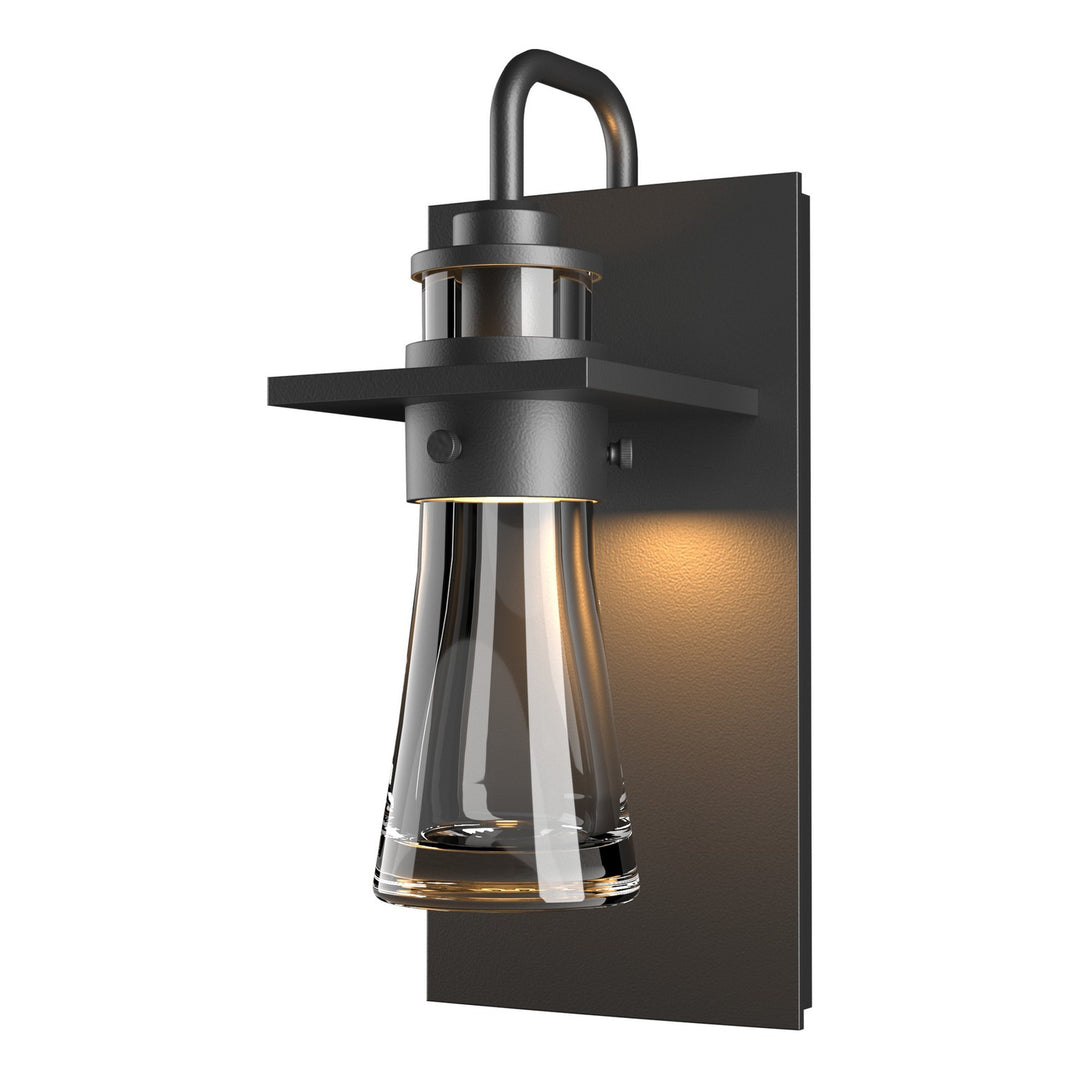 Hubbardton Forge Canada - 307715-SKT-80-ZM0349 - One Light Outdoor Wall Sconce - Erlenmeyer - Coastal Black