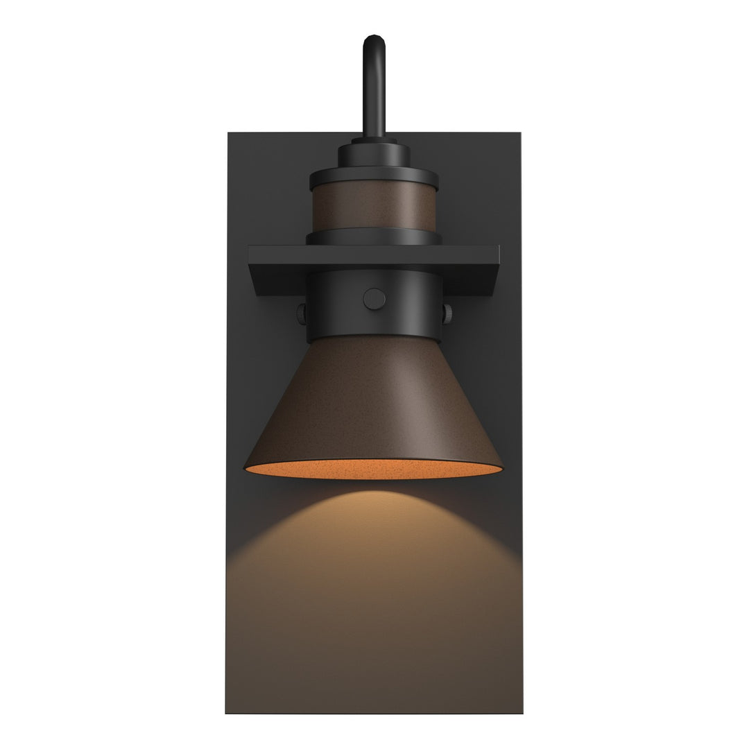 Hubbardton Forge Canada - 307716-SKT-80-75 - One Light Outdoor Wall Sconce - Erlenmeyer - Coastal Black