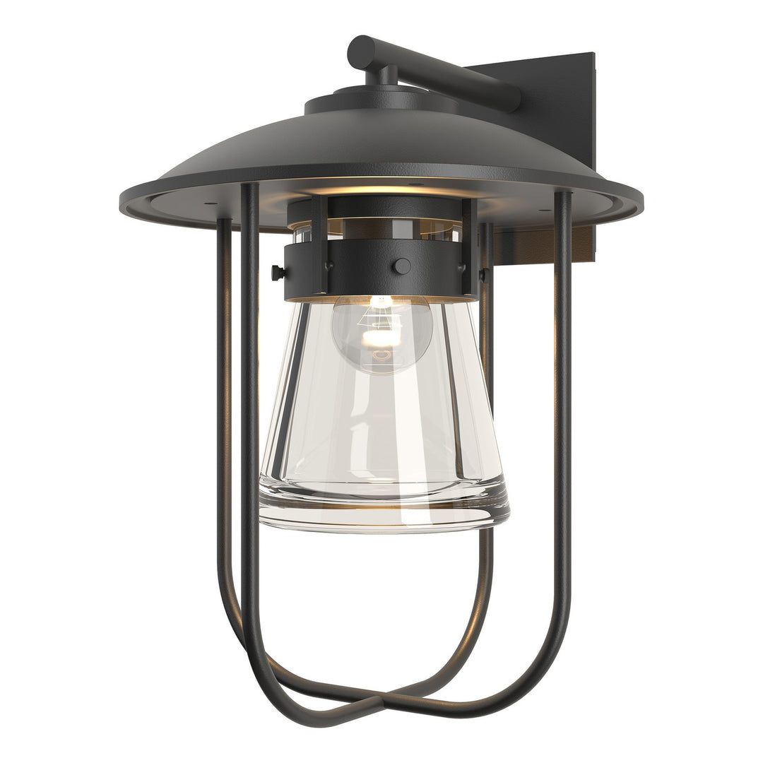Hubbardton Forge Canada - 307720-SKT-80-ZM0467 - One Light Outdoor Wall Sconce - Erlenmeyer - Coastal Black