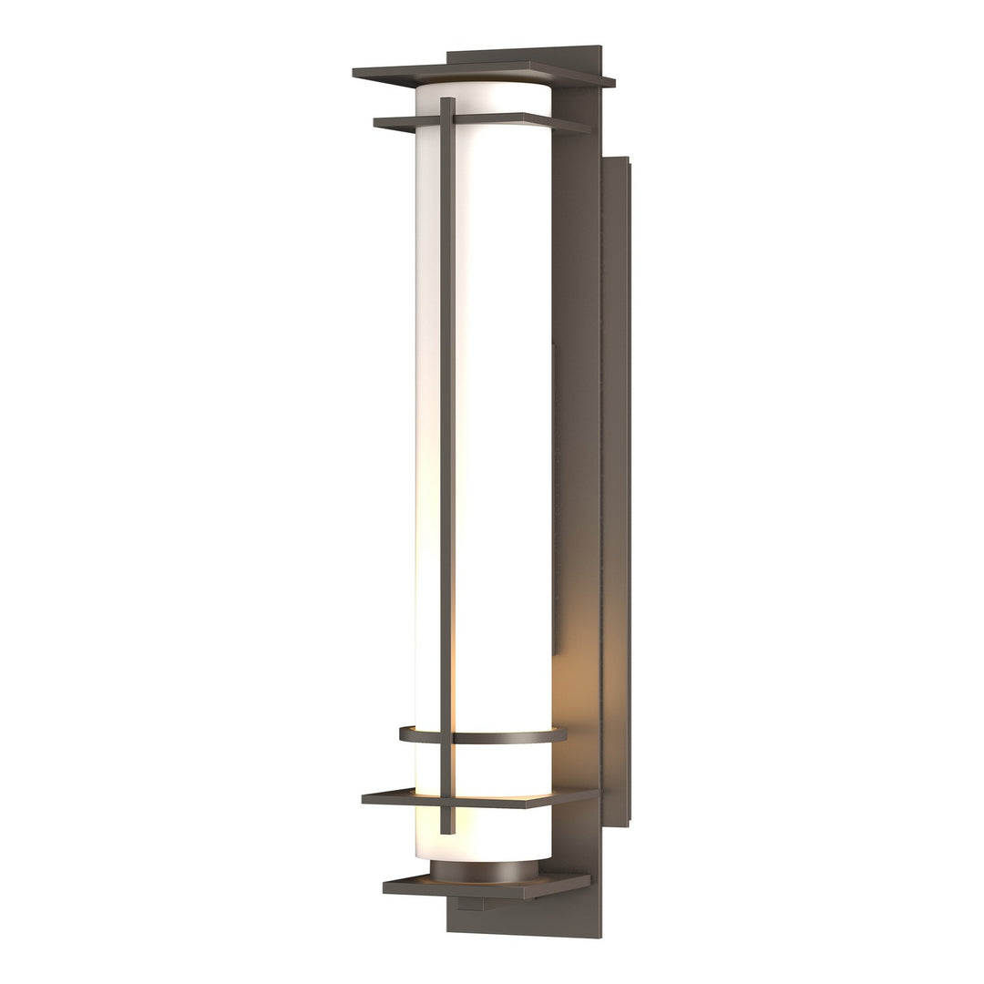 Hubbardton Forge Canada - 307860-SKT-77-GG0187 - One Light Outdoor Wall Sconce - After Hours - Coastal Dark Smoke
