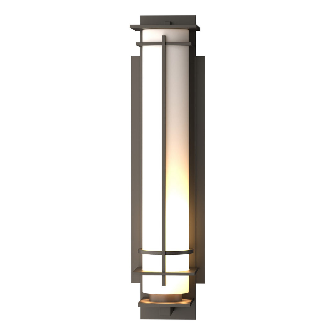 Hubbardton Forge Canada - 307861-SKT-77-GG0189 - One Light Outdoor Wall Sconce - After Hours - Coastal Dark Smoke