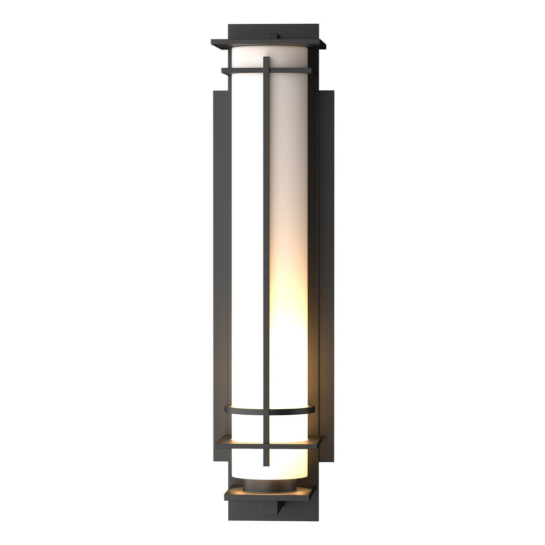 Hubbardton Forge Canada - 307861-SKT-80-GG0189 - One Light Outdoor Wall Sconce - After Hours - Coastal Black