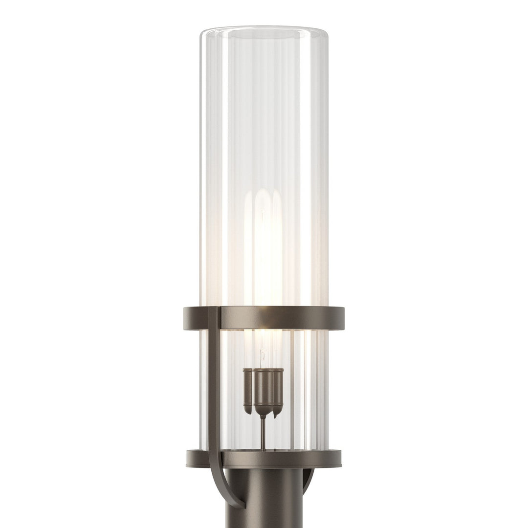 Hubbardton Forge Canada - 342025-SKT-77-ZM0745 - One Light Outdoor Post Mount - Alcove - Coastal Dark Smoke