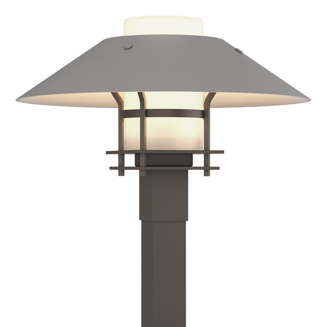 Hubbardton Forge Canada - 344227-SKT-77-78-GG0026 - One Light Outdoor Post Mount - Henry - Coastal Dark Smoke