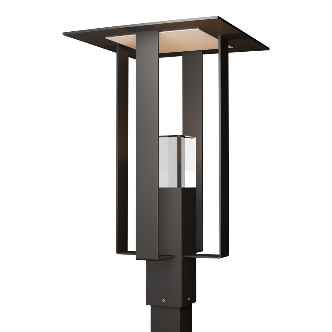 Hubbardton Forge Canada - 344830-SKT-14-72-ZM0687 - One Light Outdoor Post Mount - Shadow Box - Coastal Oil Rubbed Bronze