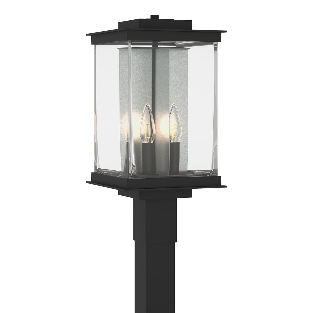 Hubbardton Forge Canada - 344840-SKT-80-81-ZM0703 - Four Light Outdoor Post Mount - Kingston - Coastal Black
