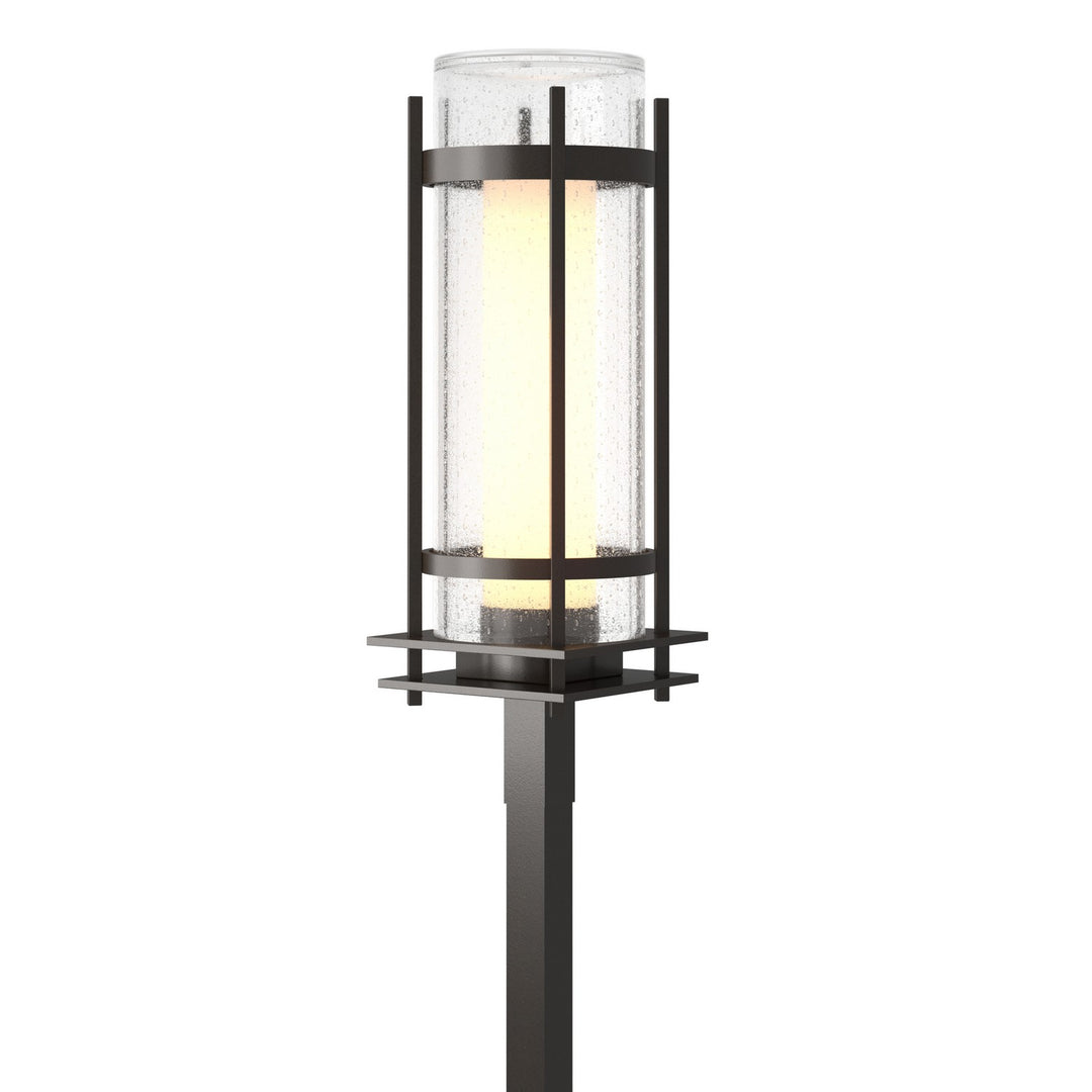 Hubbardton Forge Canada - 345897-SKT-14-ZS0684 - One Light Outdoor Post Mount - Torch - Coastal Oil Rubbed Bronze