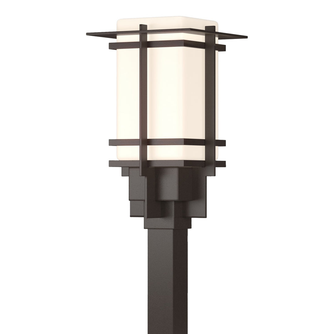 Hubbardton Forge Canada - 346011-SKT-77-GG0076 - One Light Outdoor Post Mount - Tourou - Coastal Dark Smoke