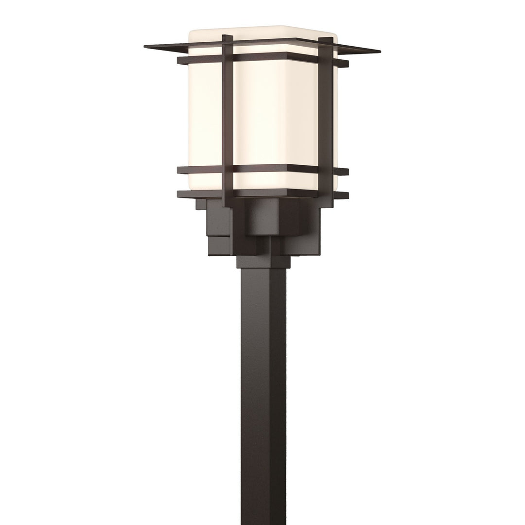 Hubbardton Forge Canada - 346013-SKT-77-GG0084 - One Light Outdoor Post Mount - Tourou - Coastal Dark Smoke